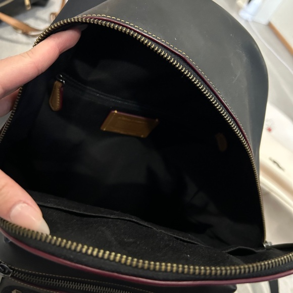NEW | Authentic Coach X Disney Mickey Mouse Backpack | Black Leather | Rare - Picture 5 of 7
